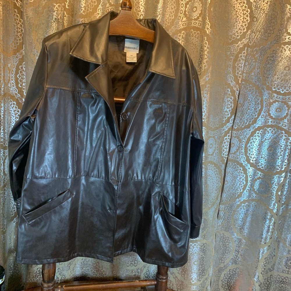 Faux Leather Jacket